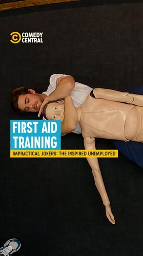 22K views · 56 reactions | Everyone should go on a first aid course, but maybe not this one...  #ImpracticalJokersTheInspiredUnemployed | Comedy Central UK | Facebook