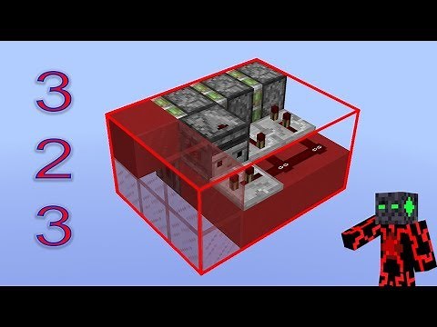 small horizontal triple piston extender redstone tutorial !?