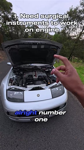 3 Things I HATE about my Z32 300zx - 1. The engine bay in this car, especially in twin turbo form leaves barely any space to work on it, even to remove turbos it’s pretty much an engine out job 😐 2. Yes unfortunately my car is a 4 speed auto, not too bad considering this is more of a GT car, but will definitely need a manual swap down the line 3. Despite only having 50,000kms this car looks to have sat majority of its life outside and the paint has taken a toll, however it is still decent when 