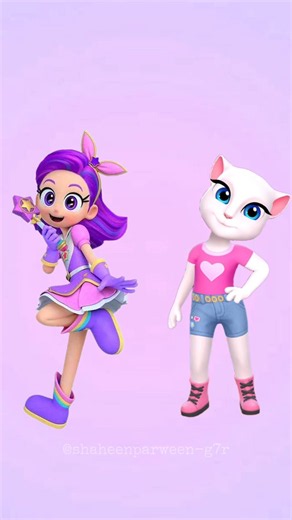 UHAHAHA purple characters 💜 #rumi #shinobu #juleka #hinata #memes #mytalkingangela2 #foryou #viral