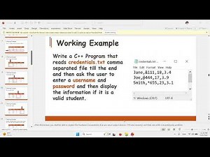 File Handling Part 2 | Reading Formatted file | C++