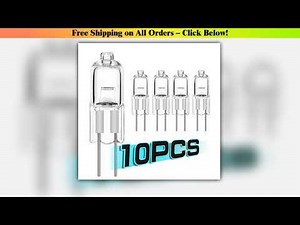 10pcs Halogen Bulb G4 12V 5W 10W 20W 35W 50W Globe Lot JC Bi-Pin LED Warm White Replace LED
