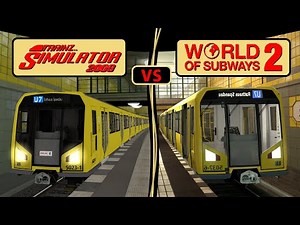 Was ist besser? - Der Vergleich - Trainz Simulator 2009 - U-Bahn Sim Berlin - World of Subways 2