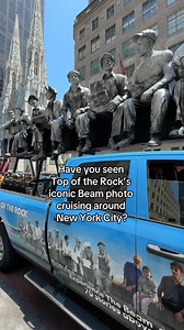 6.5K views · 53 reactions | @sergiofurnariart has sculpted an incredible homage to “Lunch Atop A Skyscraper” that is now driving through the streets of New York. Let us know in the comments if you’ve seen it cruising by! | Top of the Rock NYC | Facebook