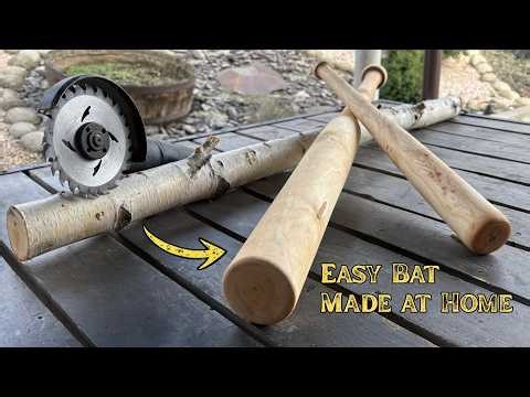 How to Make a Bat from a Tree Branch for Baseball or Self-Defense