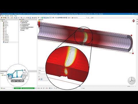 Multi Pass welding simulation (Transient - coupled thermal structural analysis)