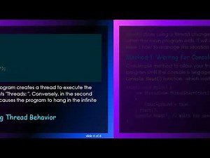 Understanding Threads with an Infinity Loop in C#