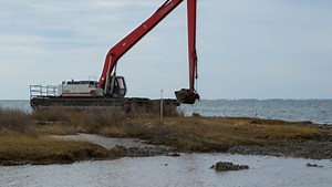Smith Island jetty, dredging projects begin