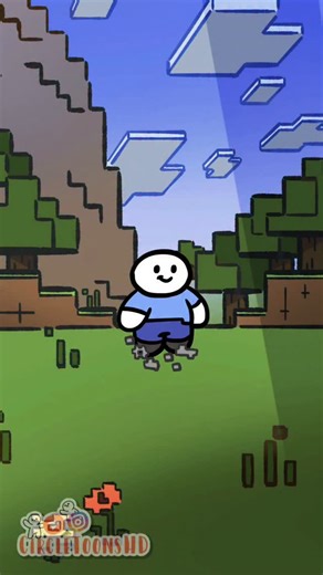 CircleToonsHD on Instagram: "What hardcore mobs see after they kill the player... . . #minecraft #animation #funny #original"