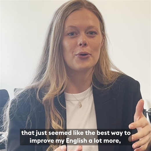 ‘I decided to study in the UK because it was the best way to improve my English.’ Maike, 🇩🇪 International students share how being surrounded by the English language has helped to prepare them for their future global careers, learning everyday phrases and growing in confidence. 🗺️✍️ Find out more about learning English in the UK on our website 👉 https://bit.ly/3QHXkYf | Study UK - British Council