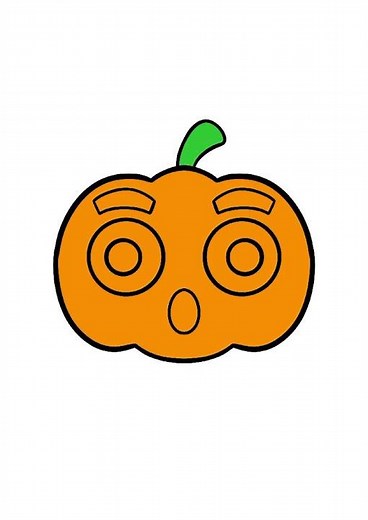 Surprised Pumpkin 😲 Halloween | สอนวาดรูป การ์ตูน ฟักทองว้าว | วาดการ์ตูน กันเถอะ