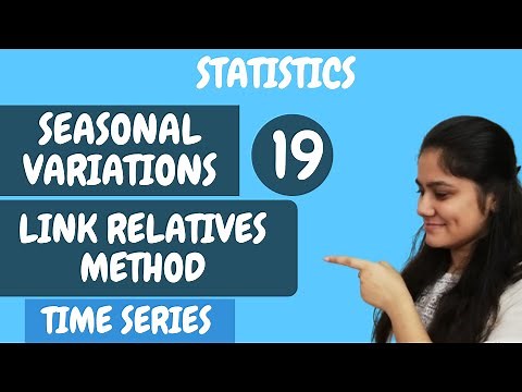 Introduction to Link Relatives Method|Seasonal Variations|Time Series|Statistics|DreamMaths