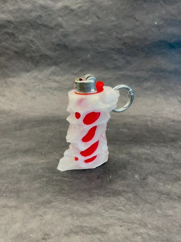 BIC Lighter Case | 3D Printed Sculptural Design | Lighter Holder With Keyring - Etsy