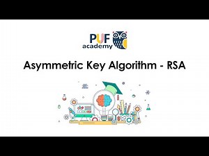 CH3-3 Asymmetric Key Algorithm - RSA