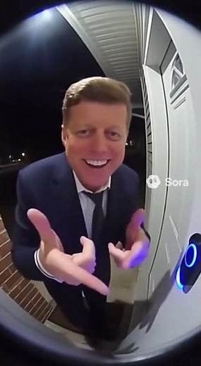 JFK doorbell cam meme Sora AI