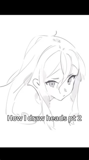 How I sketch anime heads