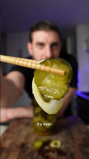 Fermented vs Store Pickles—The Difference Shocked Me #pickles #foodhack #shorts