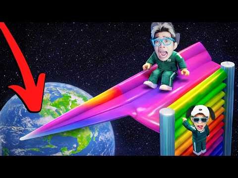 KITA SELUNCURAN DARI PEROSOTAN TERTINGGI SAMPAI BULAN DI ROBLOX!!!