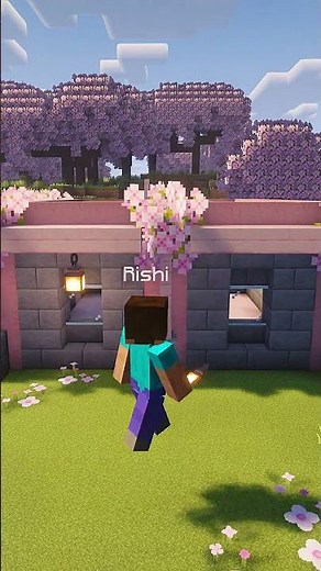 Minecraft Ultimate Cherry Wood House🏠🌸 #shorts #minecraft