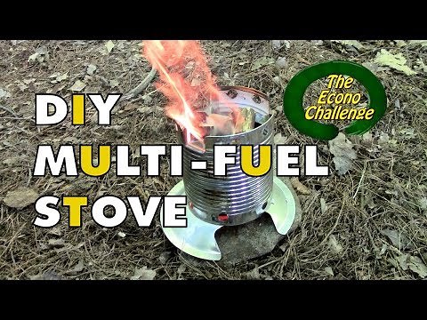 DIY Multi-Fuel Backpacking Stove featuring the Wood Pellet Hobo Stove