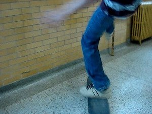 Refurbished Skateboard= Trick Style Balance Board!   VIDEO!