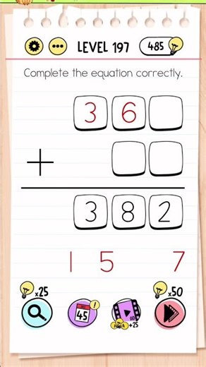 Brain Test: Tricky Puzzles | Level 197 #braintest #level #level197 #shorts #gaming #how