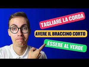 Speak like an ITALIAN: idiomatic expressions