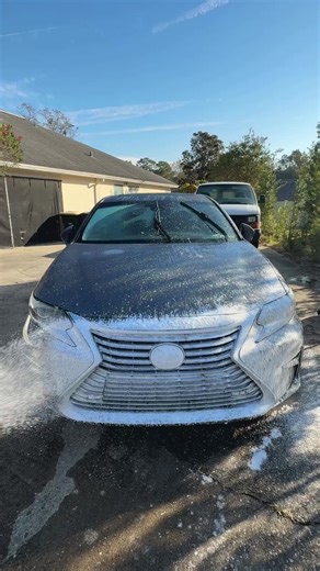 “Lexus ES350 • ASMR Foam Bath 🤍🫧” Turn your sound on 🔊 Nothing beats a thick foam bath on a Lexus ES350. Pure suds. Pure satisfaction. From dusty to glossy in seconds. If you love ASMR details, follow for more. #ASMRDetailing #FoamBath #LexusES350 #CarDetailing