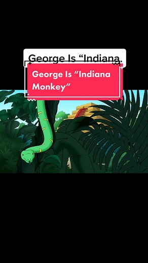 Curious George Clip #curiousgeorge #indianajones #cartoon #cartoons #anime #funny #fyp #foryou #euan #euanmarshallem #euanmarshall #marshall #tiktok