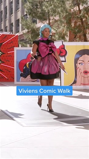 Viviens Comic Walk - Großartiger Auftritt bei GNTM