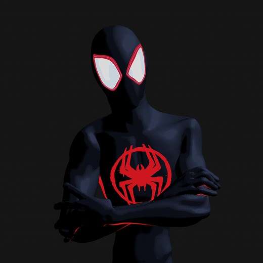 Spider-Man Across The Spider Verse: Miles Morales 3D Model