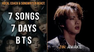 Jin – Awake (Live) Reaction | Vocal Coach & Songwriter React