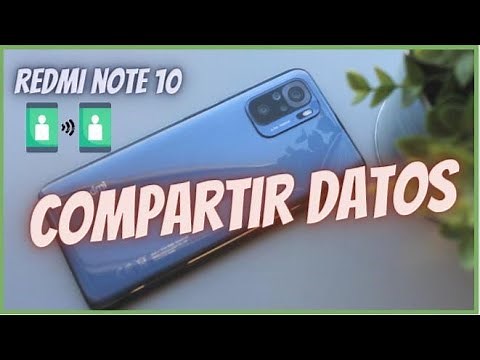 Redmi Note 10 Compartir datos moviles
