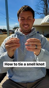 553 reactions · 61 shares | How to tie a snell knot! | Tyler Barnes | Facebook