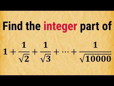 Finding the Integer Hidden Inside a 10,000 Term Sum!