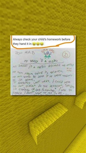 craziest homework assignment 💀