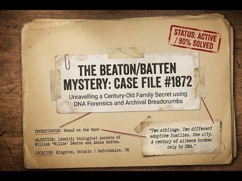The 100-Year-Old Secret: How DNA Found My Great-Grandfather’s True Parents - Beaton Batten Mystery