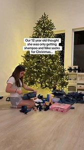 1.6M views · 10K reactions | Even though we still got her other gifts like mini brands, and squish mellows, the shampoo and hair mask she wanted etc. our 4 year olds toys looked so much more because they are “bigger” toys.. little did she know the best toy came in the smallest box. Merry Christmas everyone! #christmas #motherhood #momlife #momsoftiktok #fyp #momsoffb | Victoria Maria Yavnyi | Facebook