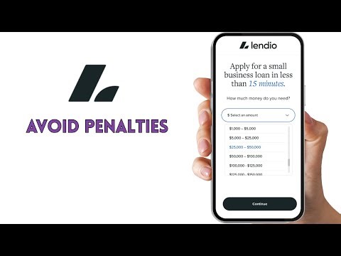 HOW TO AVOID PENALTIES ON LENDIO LOANS