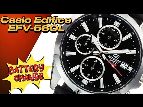 Easy Casio Battery Change | Edifice EFV-560L Step-by-Step Replacement Guide