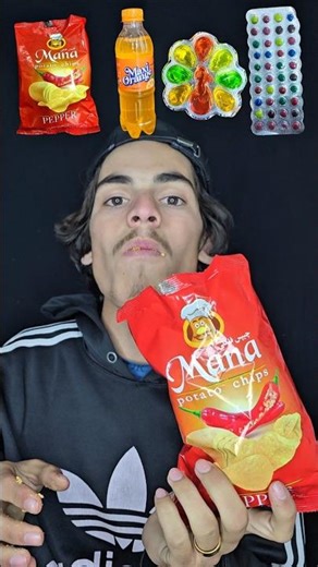 *ASMR Eating Pepsi Jelly & Crunchy Chips | Super Relaxing Sounds* #shorts