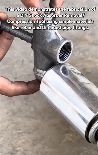 DIY Shock Absorber Removal Tool | How to Make a Powerful Spring Compressor