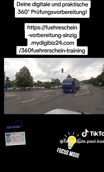 Was beinhaltet das 360° Führerschein-Training : - Eine Anleitung zu richtigen Verhaltensweisen im Prüfungsgebiet! - Eine Möglichkeit schwierige Stellen, solange zu wiederholen bis Du sie auswendig kannst! - Ein Wissensvorsprung! - Eine Ergänzung zu Fahrstunden! - Es kann eine Ersparnis sein, wenn Du Dich intensiv damit beschäftigst! - Das 360° Fühereschein-Training ist Arbeit! Du mußt damit arbeiten! - Eine Möglichkeit Verkehrssituationen mit Deiner Familie & Freunden zu besprechen. #prüfung #pr