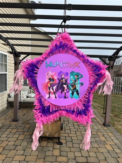 Demon Hunters Pinata 20x18 Handmade: Huntrix Pinata - Etsy