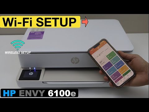 HP Envy 6100e Wi-Fi Setup, Connect tTo Router Using Display Panel !!!