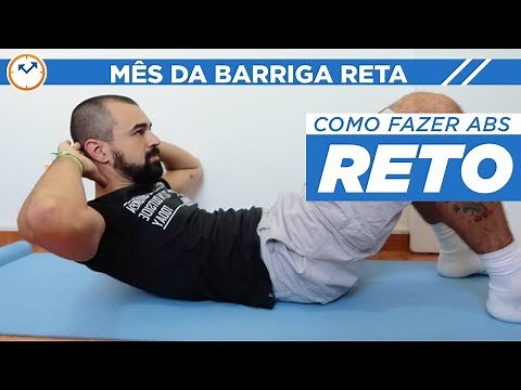 💪 COMO FAZER ABDOMINAL RETO 💪 | #MêsDaBarrigaReta | Saúde na Rotina