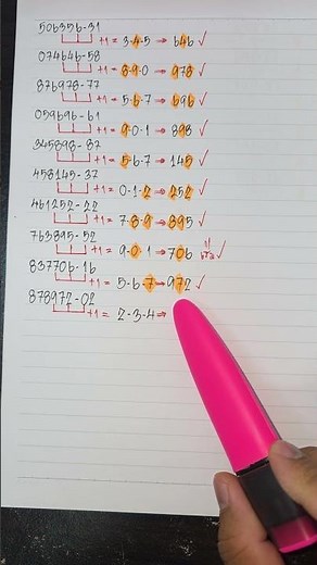 #Reviewing the old 3-digit lottery formula, February 1, 2026 🇹🇭 #This is just a guideline for mat...