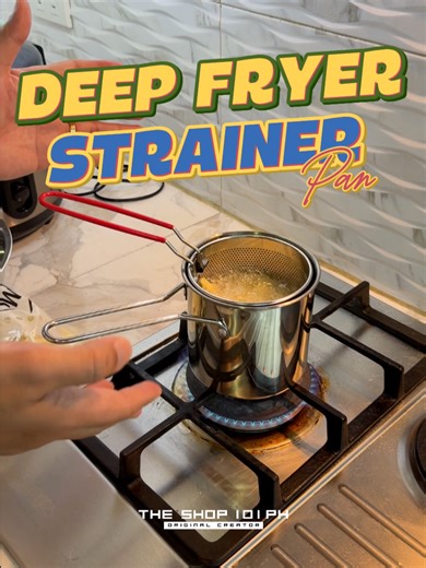 Essential Deep Fryer Strainer Pan for Perfect Pancit Canton