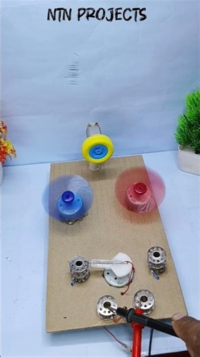 Amazing Two Way Switching System with 6V DC Motor 🔥🔥🔥🔥🔥 #schoolproject #experiment #diy #ideas