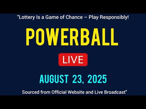 Powerball drawing live Results 23 Aug 2025 | powerball drawing live today